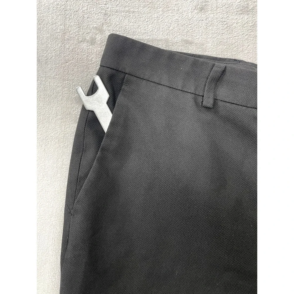 Topman Dress Pants Men's 30x30 Black Slim Fit Trousers